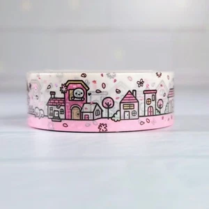 A Blossoming Neighborhood Washi Tape - The Coffee Monsterz Co TCMC - Cute - Picture 1 of 2