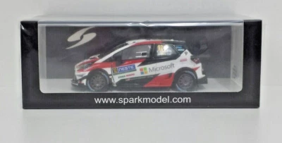 MODELLINO AUTO 1:43 SPARK TOYOTA YARIS WRC LAPPI RALLY FINLANDIA 2017 MODELLISMO - Immagine 1 di 4
