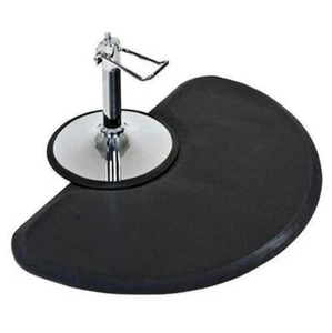Anti Fatigue Semi Circle Hair Stylist Mat Beauty Salon Equipment Blk Floor 3x5 - Picture 1 of 1