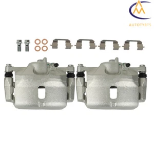 Par 2 pinzas de freno delanteras con soporte para Honda Civic 1996-2008 2009 2010 2011 - Imagen 1 de 12