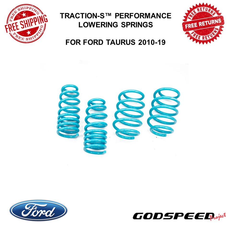 Resorte reductor de rendimiento Godspeed Project Traction-S para Ford Taurus 2010-19 Foto 1 de 4