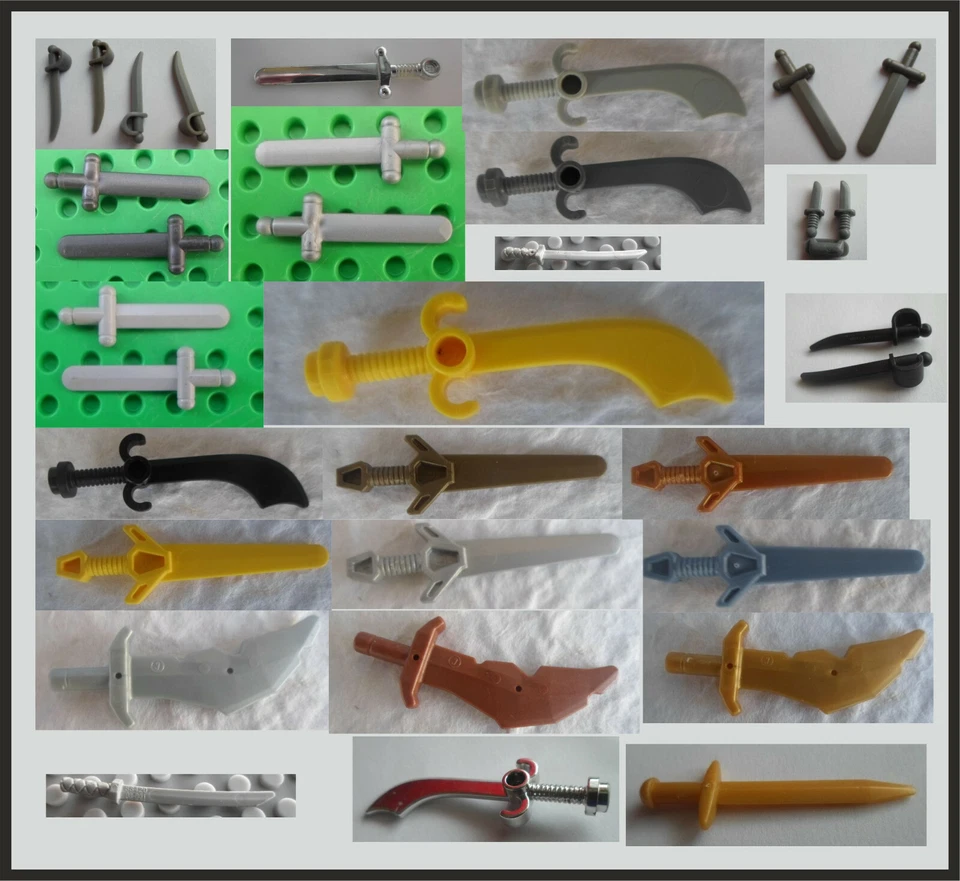 Lego Accessori Pirati Castello Armi Spade - Immagine 1 di 1