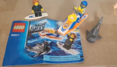 SURFER RESCUE LEGO City Coast Guard 60011 100% Complete W/ Manual RETIRED - Image 1 of 4