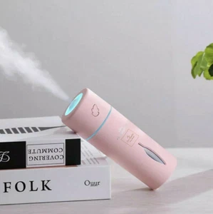 Portable USB LED Mini Car Home Humidifier Aroma Oil Diffuser Mist Purifier - Picture 1 of 13