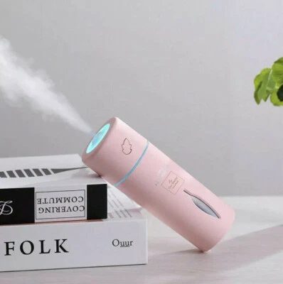 Portable USB LED Mini Car Home Humidifier Aroma Oil Diffuser Mist Purifier - Image 1 of 4