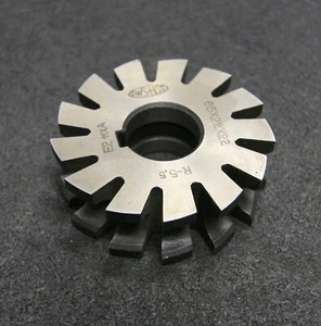 Fresa de forma semicircular PWS fresa de radio cóncava radio 5,5 mm 65x22x22 mm 13 ranuras de sujeción - Imagen 1 de 8