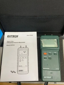 EXTECH 407910 Heavy Duty Differenzdruckmanometer manuell und Koffer - Bild 1 von 6