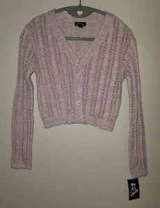 NEW GIRLS ART CLASS BUTTON UP CARDIGAN SWEATER SIZE S 6-7  - Picture 1 of 3