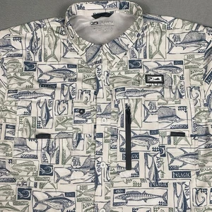 Pelagic Eclipse Guide Series Performance Long Sleeve Button Down Shirt Mens XL - Picture 1 of 16