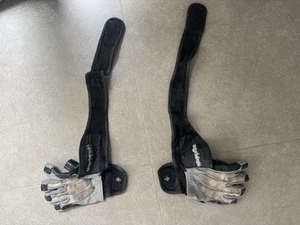 Harbinger Weightlifting Gym Gloves with Wrist Wraps – USED - Size Large - Picture 1 of 5