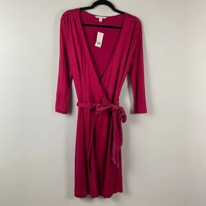 Banana Republic Gema Wickelkleid Größe Small Rosa Taille zum Binden - Bild 1 von 10