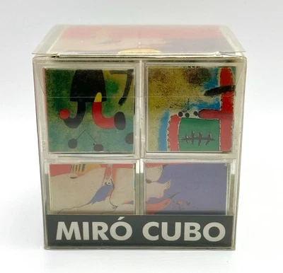 Puzzle Cubo Joan Miró Hecho en Alemania 1991 Foto 1 de 4