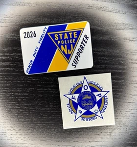 New Jersey State Police 2026 Supporter Sticker Decal PBA Trooper NJSP NJ Family - Picture 1 of 1