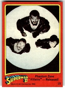 1980 Topps Superman II Card #15 Phantom Zone Villains -- Released! - Picture 1 of 4
