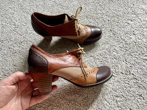 New Spring Step L'Artiste Bardot Womens Size 37 Derby Oxford Pumps Ankle Bootie - Picture 1 of 5