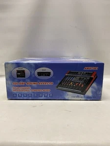 Audio2000'S AMX7381 4-Channel Powered Audio Mixer with 320 DSP Sound Effects - Picture 1 of 5
