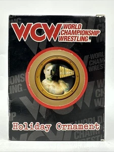 Vintage 1998 WCW Goldberg Glass Ball Ornament World Championship Wrestling GC - Afbeelding 1 van 9