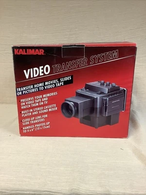 KALIMAR VIDEO TRANSFER SYSTEM BUILT-IN STEREO CASSETTE PLAYER & SOUND MIXER NEW! - Image 1 of 4