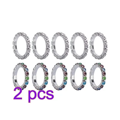  Set of 2 Elastische Zehenring Elastischer Schmuck Für Frauen Ringe - Bild 1 von 4