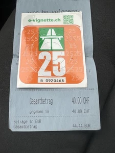 Vignette Schweiz 2025 - Bild 1 von 1