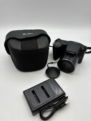 Canon PowerShot SX410 IS 20.0MP Digital Camera - Black - Image 1 of 4