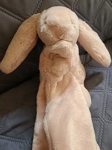 Jellycat Bunny Baby Pumone Coperta di Sicurezza Peluche Coniglio Gelatina Gatto Rosa - Foto 1 di 9