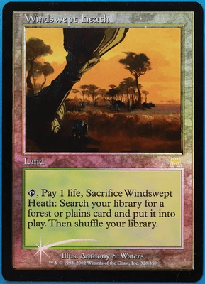 Windswept Heath FOIL Onslaught PLD Land Rare MAGIC CARD (ID# 501336) ABUGames - Image 1 of 2