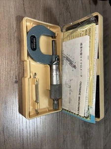 Mitutoyo 103-260 0-1” Outside Micrometer .0001" Machinist Tool w/Locking Wrench - Picture 1 of 1