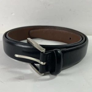 JoS. A. BANK NWOT Black Fine Italian Leather Dress Belt 0368 - Men's Size 40 - Picture 1 of 9