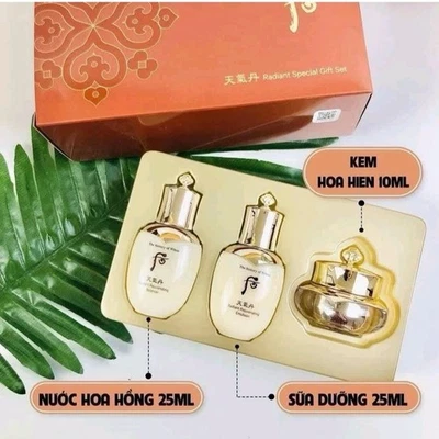 История Whoo Cheongidan сияющий 3шт подарочный набор /тоник + эмульсия + крем - Изображение 1 из 4