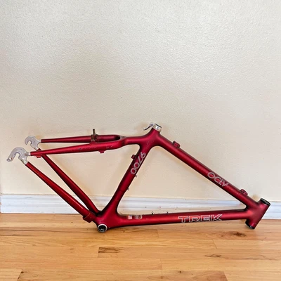 Cuadro Trek 9700 OCLV Fibra de Carbono Vintage Rojo 18” Cuadro Años 90 MTB Foto 1 de 4