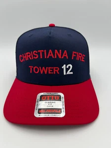 Christiana Fire Company (TOWER 12) Cap Adjustable Custom Embroidery Delaware FD - Picture 1 of 5