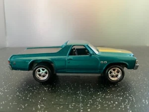 JOHNNY LIGHTNING SPEED RACERS EDGE 1971 CHEVY EL CAMINO TEAL *BOGO-PLZ READ - Picture 1 of 6