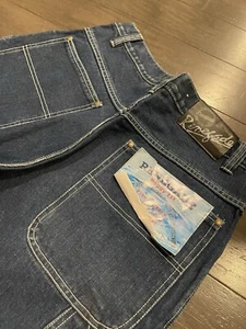 NWT Vintage Renegade Jeans Y2K Carpenter Baggy Fit Men’s Size 33x32 90s Denim - Picture 1 of 10
