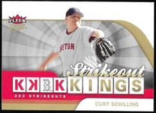 2006 Fleer Ultra Strikeout Kings Curt Schilling #SOK5 Boston Red Sox