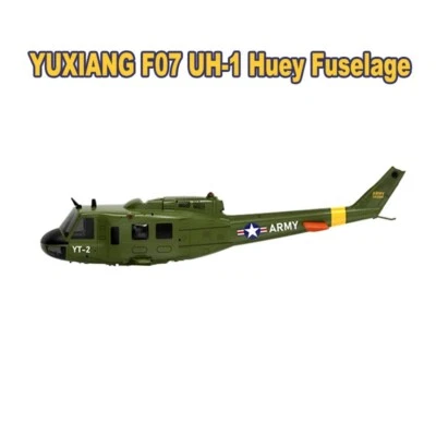YXZNRC F07 F07V 1:34 UH-1 HUEY RC Helicopter Fuselage Shell Cover - Image 1 of 3