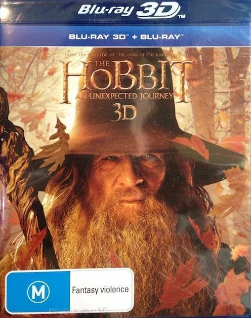 The HOBBIT : An Unexpected Journey : Blu-Ray 2D+3D : NEW - Image 1 of 1