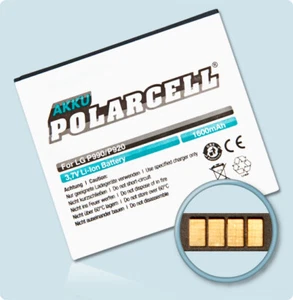 polarcell BATTERIA PER LG OPTIMUS 3D P920 2X P990 SPEED STAR - Foto 1 di 1