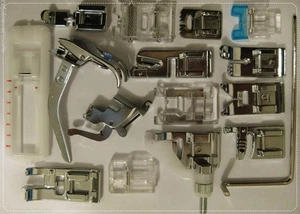 Universal 16-Piece Low Shank Feet Set for Janome, Baby Lock, Pfaff, Viking &more - Picture 1 of 4