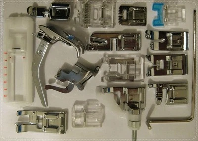 Premium High Shank Presser Feet Kit Janome, Baby Lock, Pfaff, Viking - 16 Pieces - Image 1 of 4