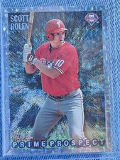 1995 Bowman Scott Rolen Silver Foil Rookie RC #271 HOF Phillies Barn Find MINT!!