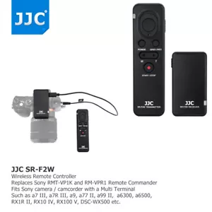 JJC Multi-function Wireless Remote Control Replace Sony RMT-VP1K Sony RM-VPR1 - Picture 1 of 12