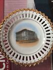 6” U S POST OFFICE CLEVELAND OHIO PORCELAIN PLATE REAL PHOTO . 1900’S 