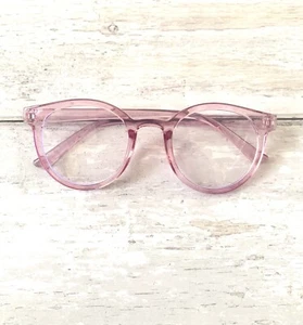 Kids Pink Bluelight Glasses Anti Eye Strain Computer Glasses Blue Light NEW - Picture 1 of 3