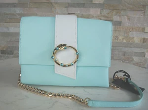 Bolso bandolera CAVALLI CLASS bolso de noche Sidney NUEVO turquesa antiguo PVP 355 € - Imagen 1 de 7