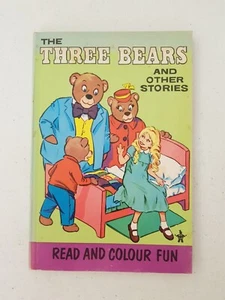 Read And Colour Fun Book - The Three Bears And Other Stories 1980 PB Colouring - Picture 1 of 6