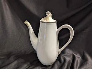 Sango China "Royal Satin" Replacement Teapot, White, #6208, Made In Japan - NEW - Picture 1 of 18