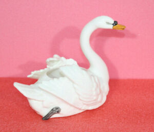 Antique Swan Planter T.C Brown Westhead Moore Pottery Stamped 164 Porcelain