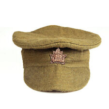 WW1 Canadian/British Trench Cap and Badge - Reproduction (Size 62 CMS) y004