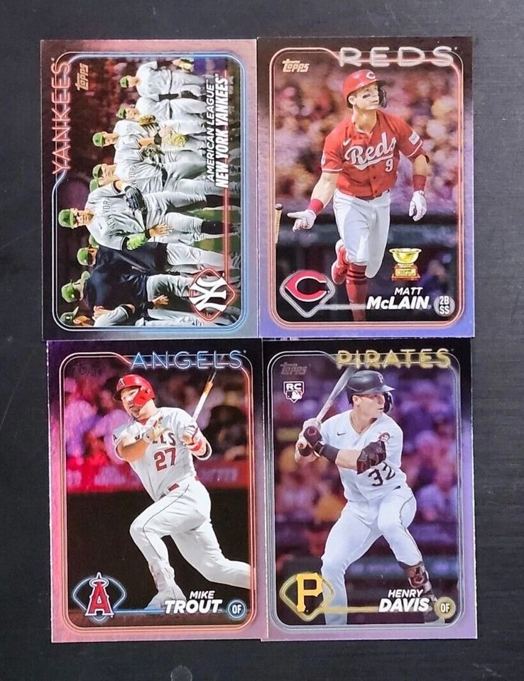 2024 Topps Series 1 RAINBOW FOIL Parallels You Pick the Card - Image 1 of 1